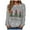 Grey, variant on Merry Christmas Holiday Sweatshirts for Women 2025 Long Sleeve Crewneck Christmas Tree Graphic Sweatshirt Pullover Tops
