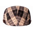 thumbnail image 3 of YooGuoGuo 2 Pack Men's Plaid Cotton Flat Newsboy Ivy Golf Cap Hat, 3 of 9