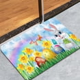 thumbnail image 4 of HOARBOEG Easter Rug Decor, Easter Bunny Rugs with Colorful Eggs Pattern, Non-Slip Holiday Floor Mat for Living Room Bedroom, Festive Spring Home Decoration, Indoor Door Mats, 4 of 6