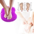 thumbnail image 4 of Alfombrilla para fregar pies de ducha, masajeador de pies para ducha con ventosas antideslizantes, limpia, masajea tus pies sin doblarse, mejora la circulación de los pies y reduce el dolor de pies, 4 of 6