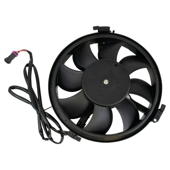 TRQ Radiator Cooling Fan Assembly for Volkswagen Passat Audi A4 S8 RFA80442