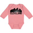 thumbnail image 3 of Inktastic Cleveland Skyline Boys or Girls Long Sleeve Baby Bodysuit, 3 of 5