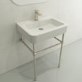 thumbnail image 5 of BOCCHI 1123-001-0126 Parma Wall-Mounted Sink Fireclay 25.5 in. 1-Hole Overflow, 5 of 7