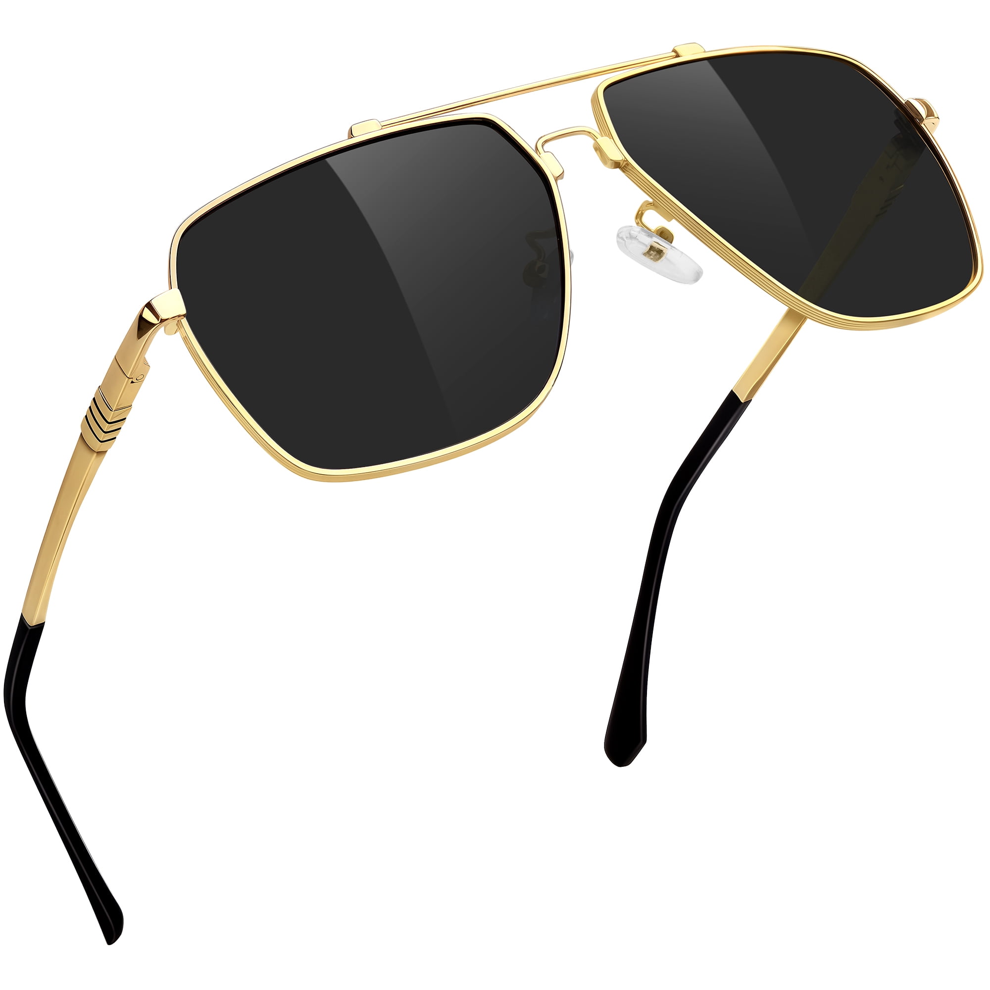 Prive Revaux - The 59mm Aviator Polarized Cali Sunglasses Gold & Brown - NWT Prive Revaux Unisex Rx main image 3