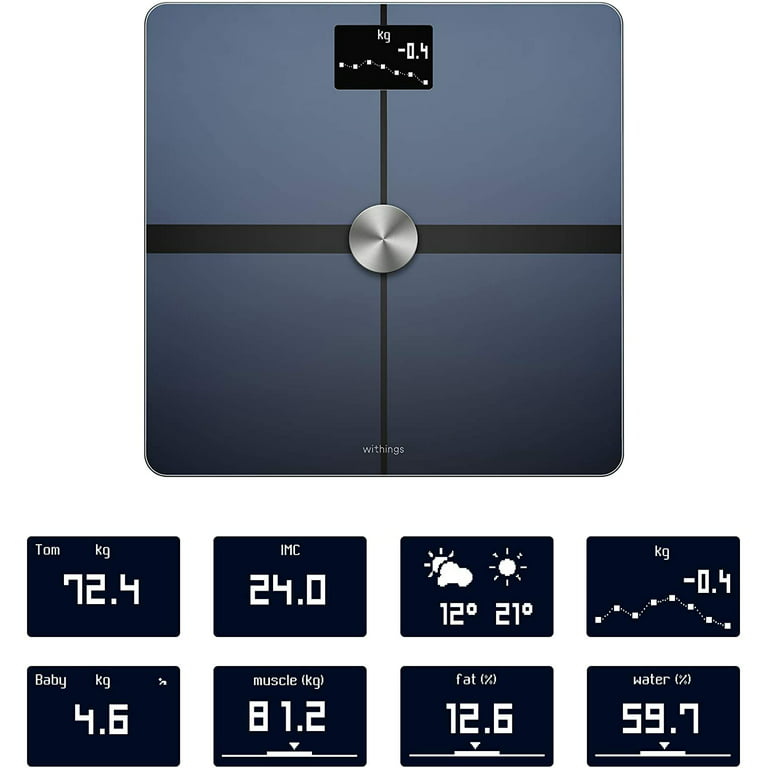 Withings - Body Comp Complete Body Analysis Smart Wi-Fi Scale