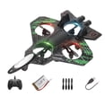 thumbnail image 1 of Avión de combate de espuma con control remoto, modelo a reacción, impermeable, juguete volador para exteriores, USB verde, 1 of 9