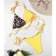 thumbnail image 5 of Womens Bathing Suits 2 Piece Bathing Suits Womens Sexy Thong Bikini Swimsuits String Push Up Padded Bathing Suit 2 Piece Cheeky Swimwear With Metal Ring, 5 of 7