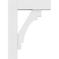 thumbnail image 3 of 3"W x 16"D x 22"H Standard Merced Architectural Grade PVC Bracket with Block Ends, 3 of 11