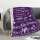 thumbnail image 5 of LHSHID 50th Birthday Gifts for Women Gifts for 50 Year Old Woman 50 Year Old Gifts for Women Men 50th Birthday Gifts Ideas Gifts for 50th Birthday for Women 50th Birthday Decor Blanket 40"x50", 5 of 7