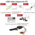 thumbnail image 3 of Graflsoa USB 2.0 Video Capture Device for PC - Convert Analog to Digital, Edit & Transfer Videos to iPad, iPhone, Android, and More with ArcSoft Showbiz 3.5 Software, 3 of 6