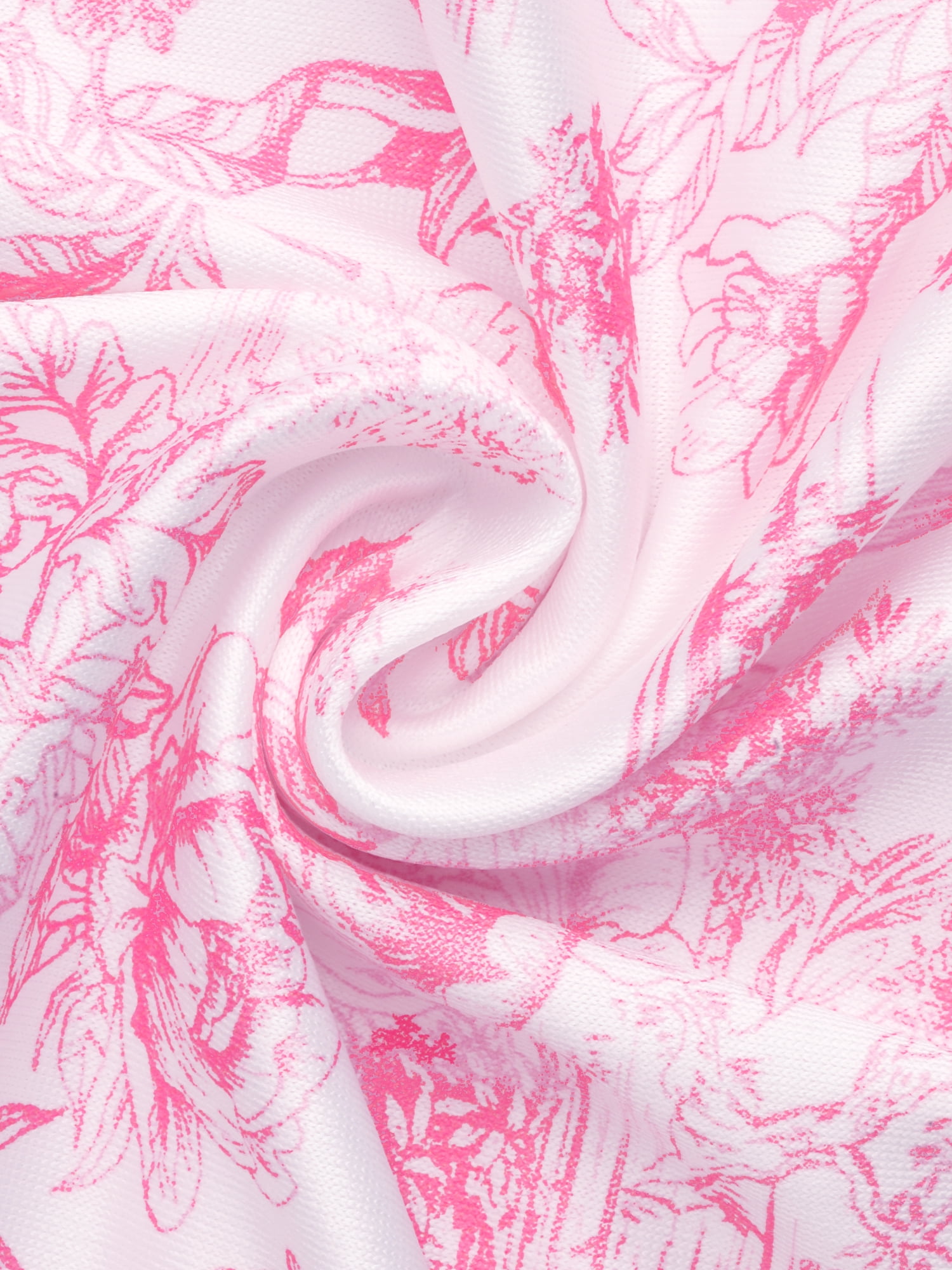 DARING DIVA Women's Sleeveless Bow Spaghetti Strap Sleepwear S White with Pink Floral