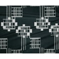 thumbnail image 4 of oneOone Polyester Lycra Fabric Geometric Kasuri Decor Fabric Printed BTY 56 Inch Wide, 4 of 4