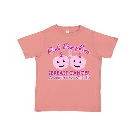 

Inktastic Pink Pumpkins for Breast Cancer Awareness Gift Toddler Boy or Toddler Girl T-Shirt