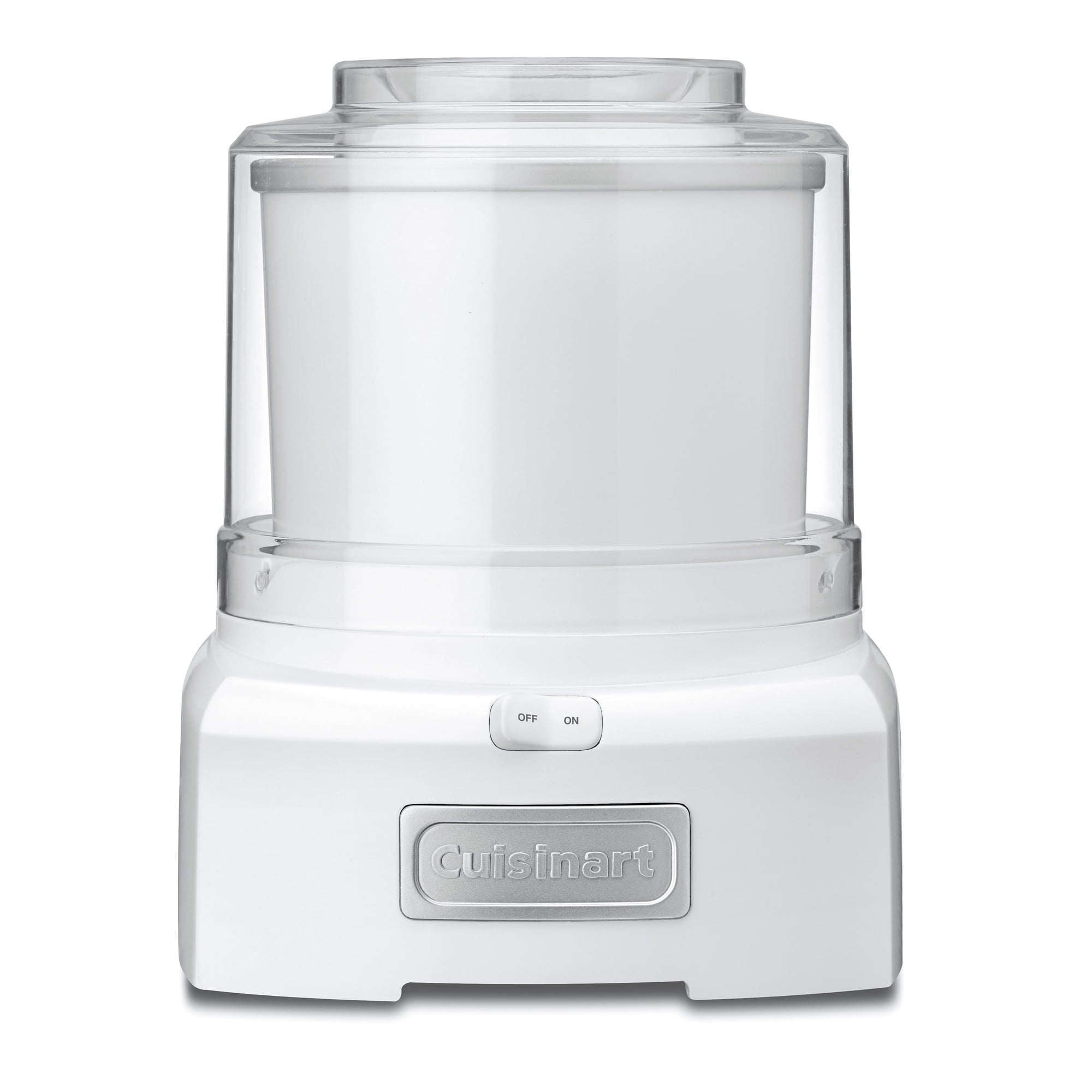 Cuisinart 1.5 qt Freezer Bowl Frozen Yogurt, Sorbet & Ice Cream Maker, White