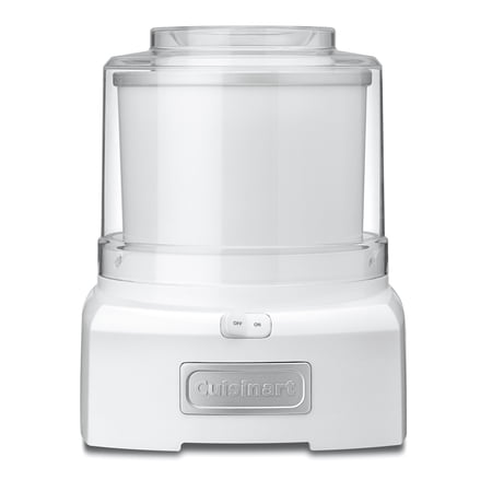 Cuisinart ICE-21P1 Automatic Frozen Yogurt-Ice Cream and Sorbet Maker, White, Corded Electric, Residential, White