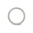 thumbnail image 5 of Gem & Harmony Mens Chisel 6mm Titanium Grooved and Brushed Wedding Band Ring for Men, 5 of 6