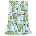 thumbnail image 2 of Sikiie Cute Floral Frog Ultra-Soft Micro flannel Blanket Luxury All Seasons Warm Blanket for Bedding Sofa and Travel (4 sizes)-40"x30", 2 of 7