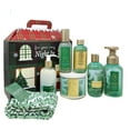 thumbnail image 3 of Bath & Body Works Aromatherapy Stress Relief Eucalyptus Spearmint Gift Set -Body Lotion, Body Wash,  Oil Mist, 3-wick Candle, Body Oil, Hand Soap and Lounge Socks - with a Fresh Forest Bar Soap, 3 of 7