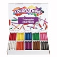thumbnail image 2 of Colorations CLRTRI Large Triangular Crayon Classpack (Pack of 200),Pink, 2 of 10