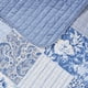 thumbnail image 3 of Laura Ashley - Juego De Edredón Tamaño Queen, Ropa De Cama Reversible De Algodón Con Fundas A Juego, Decoración Del Hogar Inspirada En Una Granja (Paisley Estampado Patchwork Azul Queen), 3 of 5