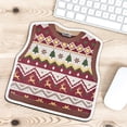 thumbnail image 4 of Wzzjkit Cute Sweater Printing Mouse Pad Personality Office Dormitory High Value Computer Desk Pad Home Portable Mouse Pad, 4 of 5