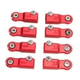 thumbnail image 2 of figatia Tie Rod Ball Head Aluminum Alloy Lightweight Compact Dimension Link Rod Ends Red, 2 of 9