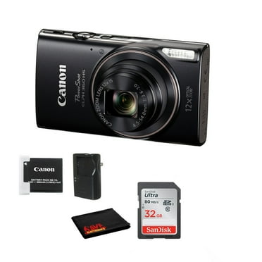 Canon PowerShot ELPH 360 HS Digital Camera Bundle with 32GB Card(International Model)
