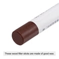 thumbnail image 3 of Uxcell Wood Wax Filler Stick, Wooden Furniture Crayons Touch Up Repair Pens, Earth Red 2 Pack, 3 of 5