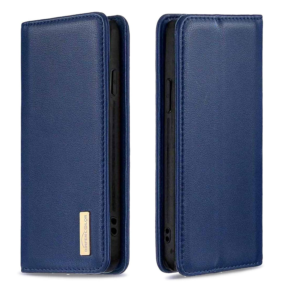 Iphone 12 Pro Max Wallet Case iPhone 12 Pro Max Leather Case, Dteck Real Leather Magnetic Flip Folio