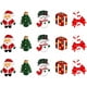 thumbnail image 1 of Decoraciones Navideñas Resina Muñeco De Nieve Papá Noel Árbol De Navidad Bastón De Caramelo Adornos En Miniatura Decoración Accesorios De Bricolaje - 15 Piezas, 1 of 6