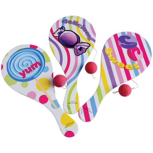 US TOY 4417 Candy Paddle Balls by US Toy Company