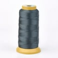 thumbnail image 1 of 1 rollo de hilo de poliéster de 1,2 mm (170 m), color gris, para abalorios, ideal para hacer joyas, diseñadores y artesanos., 1 of 2