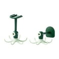 thumbnail image 1 of Under 10 Hooks Kitchen Utensil Hanger with 6 Hooks Shaped Under Cabinet Utensil Holder 360 Rotatable Kitchen Hooks Spoon Spatula Sponge Rack Space Saving Wall Hooks, 1 of 4
