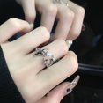 thumbnail image 1 of Anillo de estrella del universo para mujer, diseño de nicho de circonita de lujo, personalidad de moda de alto sentido, 1 of 6