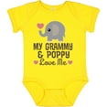 thumbnail image 3 of Inktastic Grammy and Poppy Love Me Grandchild Boys or Girls Baby Bodysuit, 3 of 5