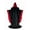 Black-red, variant on Purple Wizard Robe with Hood and Sleeves, Halloween Party Costume for Adults, Velvet Lined in PURPLE Satin Cosplay, 64" Cloak