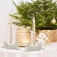 thumbnail image 5 of Candle Holders, Ceramic Candle Stands, Unique Home Decor, Stylish Scented Candle Stand, Bow Shaped Decor, Festive Christmas Ornaments, Large Capacity, Porcelain Material, 2-Tier Design, for Living, 5 of 8