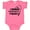 Hot Pink, variant on Inktastic I Hooked Pawpaw's Heart with Fishing Rod Boys or Girls Baby Bodysuit