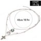 thumbnail image 3 of Dainty Layered Choker Necklaces Personality Cross Turquoise Map Three Layer Necklace Sliver Necklace Multi Layer Necklace Costume Jewelry for Women In, 3 of 4