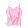 thumbnail image 5 of XXWXYD Cotton Linen Sets for Girls 2 Piece Outfits Spaghetti Strap Tank Tops Matching Wide Leg Pants Kids Summer Casual Linen Set, 5 of 5