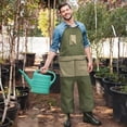 thumbnail image 6 of Split Leg Gardening Apron With Multiple Pockets, Waterproof Gardening Apron Extra-Long 46 Inches Fabric Tool Apron, with Multiple Pockets for Lawn Care & Pruning, 6 of 7
