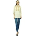 thumbnail image 2 of Phagun Women's Designer Short Tunic Angrakha Style Wrap Top Indian Ethinc Blouse, 2 of 7