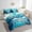 Blue White, variant on Jellyfish 7 Piece Comforter Set Full Bed in a Bag,Teal Blue Ocean Beach Coastal Bedding Set Starfish Octopus Tentacles Sheet Sets with Comforter Creature Coral Bed Set,Kawaii Fish Room Decor