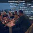 thumbnail image 3 of Christmas Net Lights 96 LED 5ft x 5ft Outdoor Christmas Bush Lights with 8 Modes, Connectable, Waterproof and Durable for Trees, Bushes, Christmas Decorations, Cool White, 3 of 7