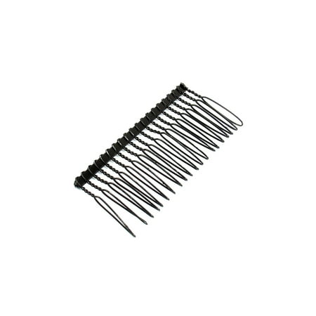 Hairstyle DIY Salon Metal Comb Twist Clamps Black for