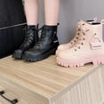 thumbnail image 3 of Lujianch Children Shoes Comfortable Soft Soled Short Boots Fashionable Outdoor Velvet Warm Princess Leather Boots Sparkly Girls Boots, 3 of 3