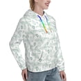 thumbnail image 3 of Hoodies for Women - Leaf print Comfrt Colour Drawstring Women'S Fashion Hoodies & Sweatshirts, Fall Outfits Clothes for Women 2024 Pullover with Kangaroo Pocket, 3 of 7