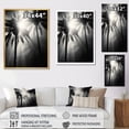 thumbnail image 4 of Designart "Serenading Swaying Palms Beneath The Archway" Palms & Palm Trees Floater Framed Wall Art Living Room, 4 of 5