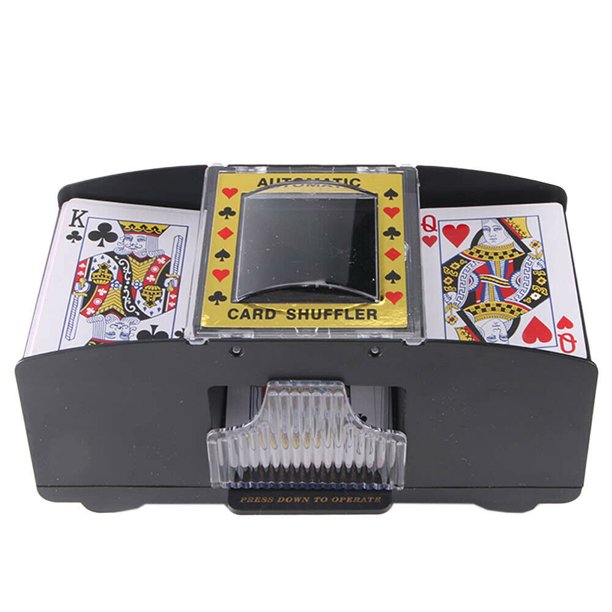 JahyShow 2 Deck Automatic Card Shuffler Poker Cards Shuffling Machine