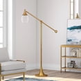 thumbnail image 6 of Evelyn&Zoe Contemporary Metal Floor Lamp with Boom Arm, 6 of 11